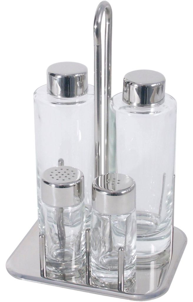 CONTACTO Menage Salz/Pfeffer, Essig/Öl, Länge: 150 mm, Breite: 120 mm