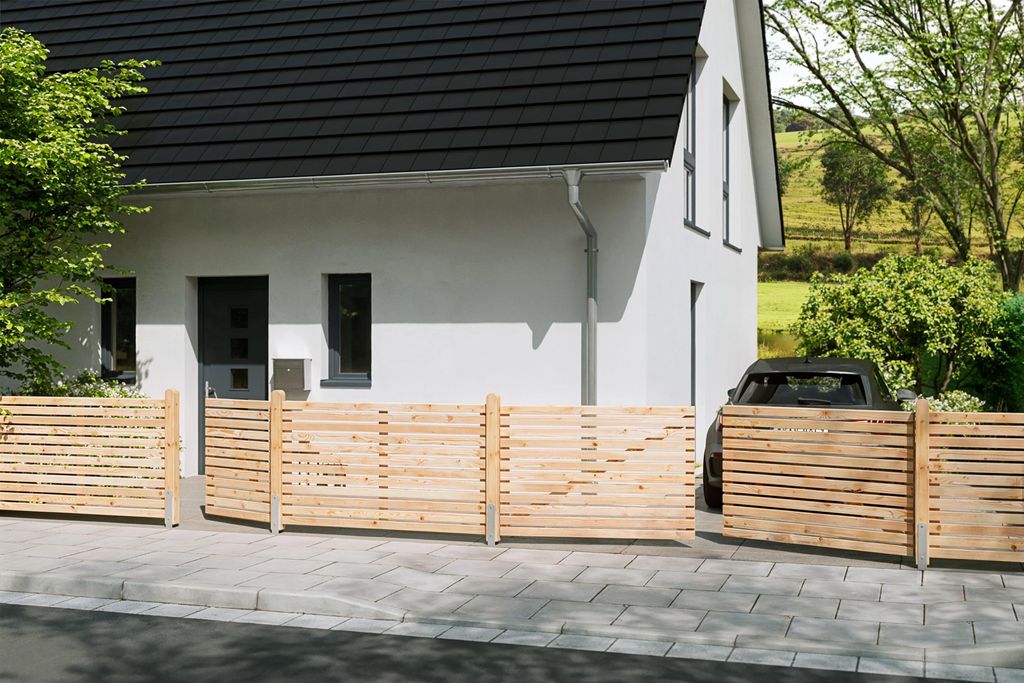 Rhombuszaun 180x100 cm Douglasie unbehandelt Produktbild 