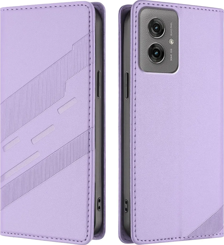 Cover Viola Moto G55 Phonesta Embossed - Accessorio Moda e Protezione