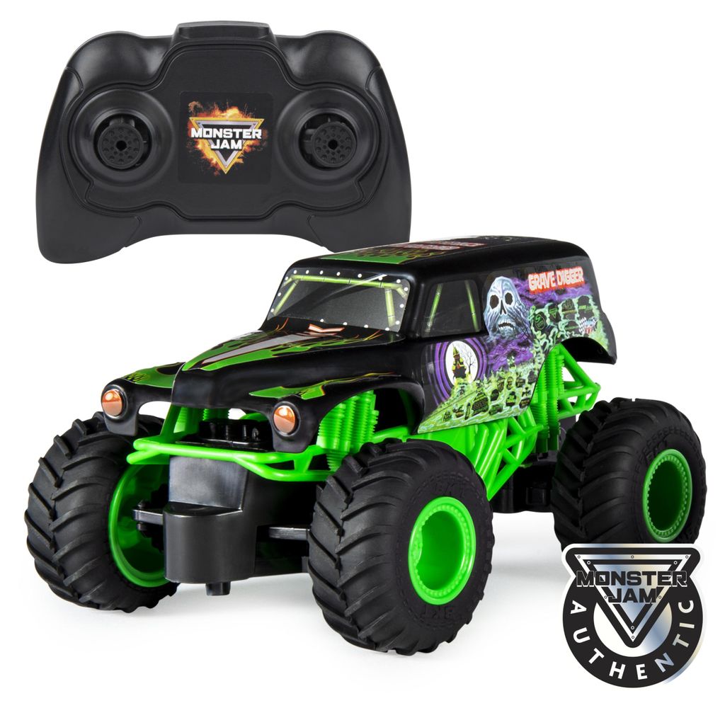 Monster Jam Grave Digger (schwarz/grün, 1:24) Produktbild 