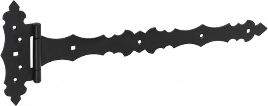 zierscharnier 400x30x170x2,5mm ZOB 400 BLACK Produktbild 