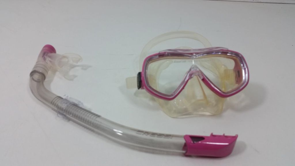 Cressi Unisex - Kinder Schnorchelset Ondina Top, rosa, one size, DM1010134