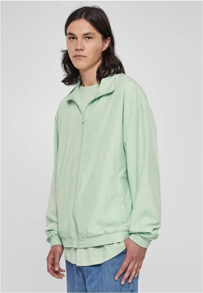 Giacca Urban Classics Wide Track Jacket Verde Vintage 3XL Oversize