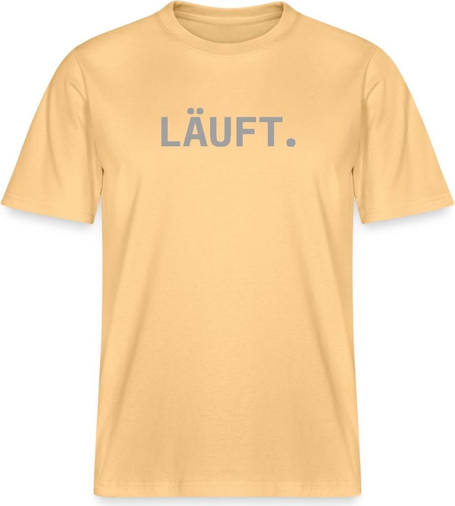 Spreadshirt Stromberg Läuft Relaxed Fit Uni T-Shirt, M, Hellgelb