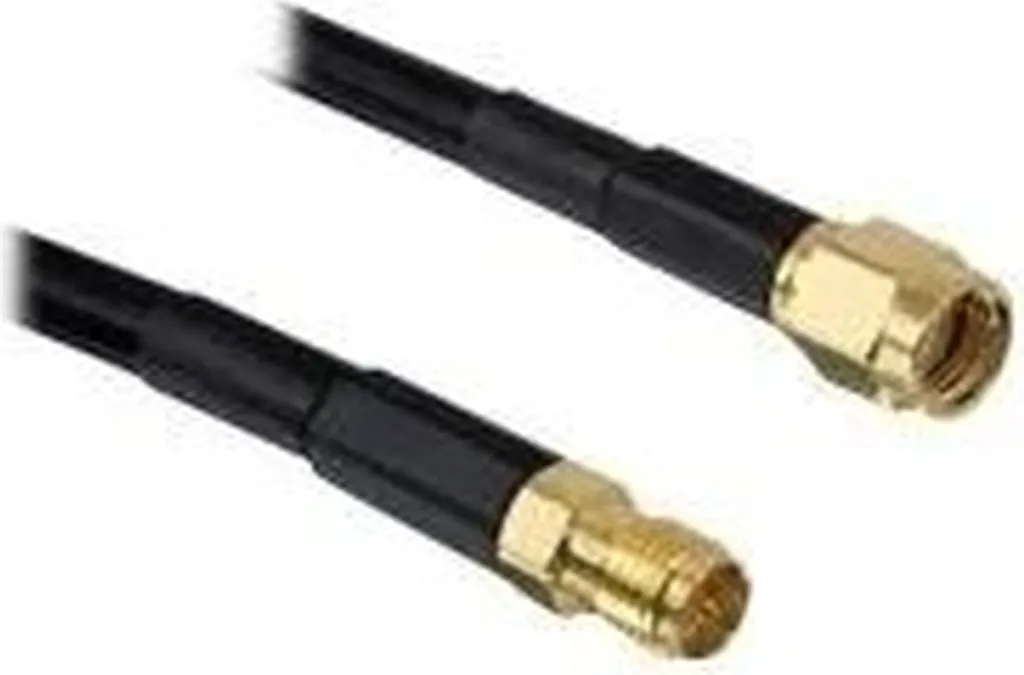 Cavo Antenna Delock 88430: Estensione RP-SMA 2m Low Loss Premium