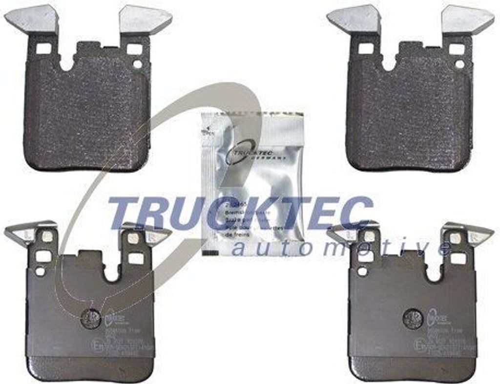TRUCKTEC AUTOMOTIVE Bremsbeläge Satz Hinten Bremsklötze für BMW 1 Schrägheck (F20) 08.35.223