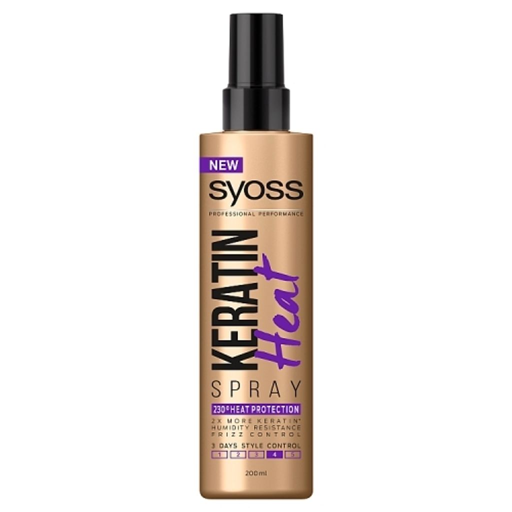 Syoss Keratin Heat Protection Hairspray 200ml Produktbild 
