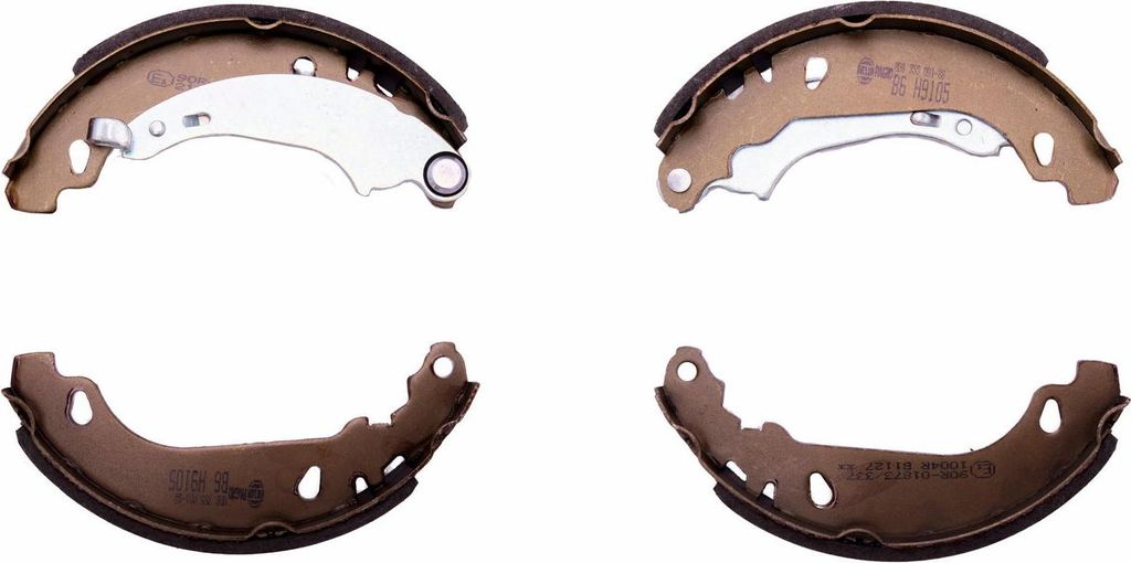 HELLA Bremsbackensatz Trommelbremse Hinten passend für PEUGEOT 206 Schrägheck (2A/C) 180mm 8DB 355 001-881