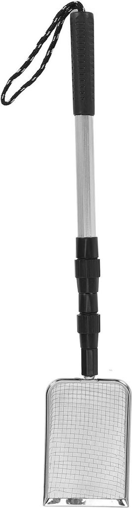 Chicken Poop Scooper Verstellbarer Edelstahl Metallstreu Schaufel Langer Griff Katzen -Katze für Heimb -Typ, 3 Teleskopgriffe, 106x15x5cm/41.73x6x...