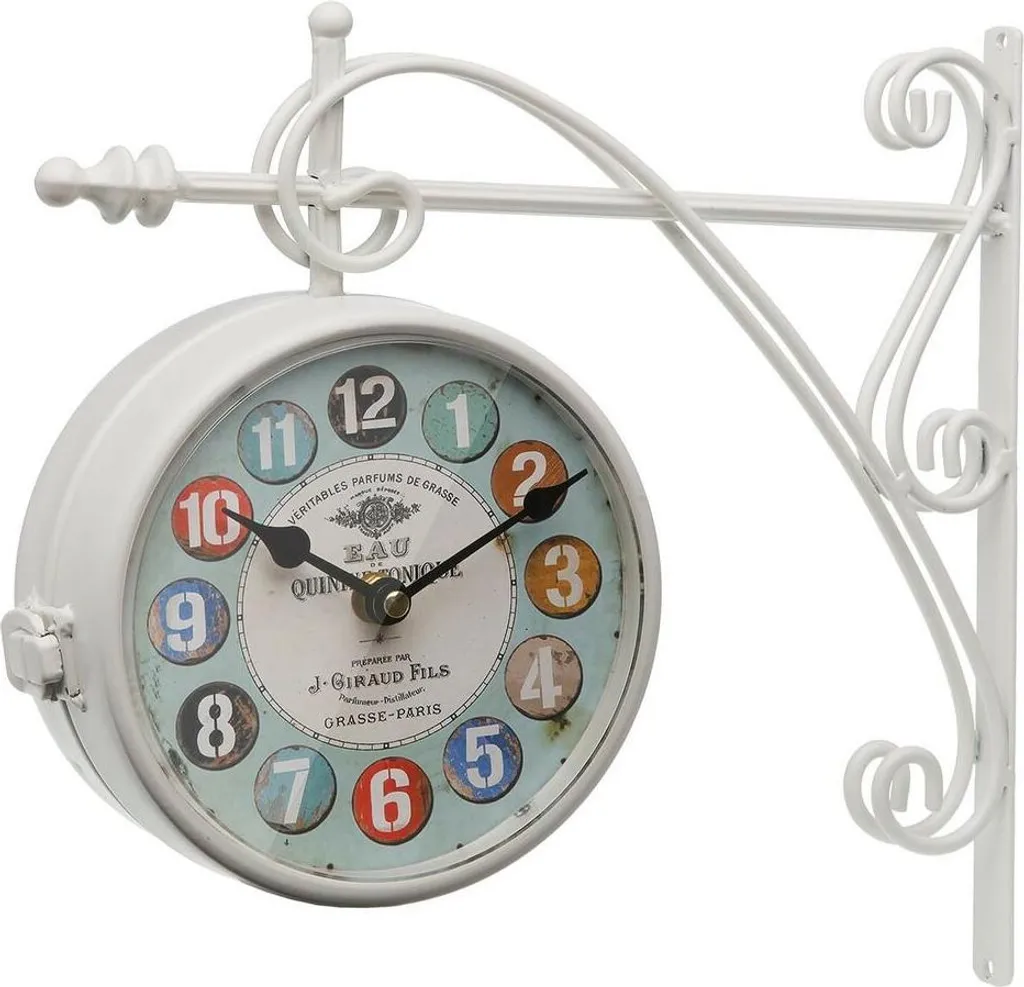 Orologio Casa Metallo Vintage 31,5 cm | Decorazione Cucina e Living