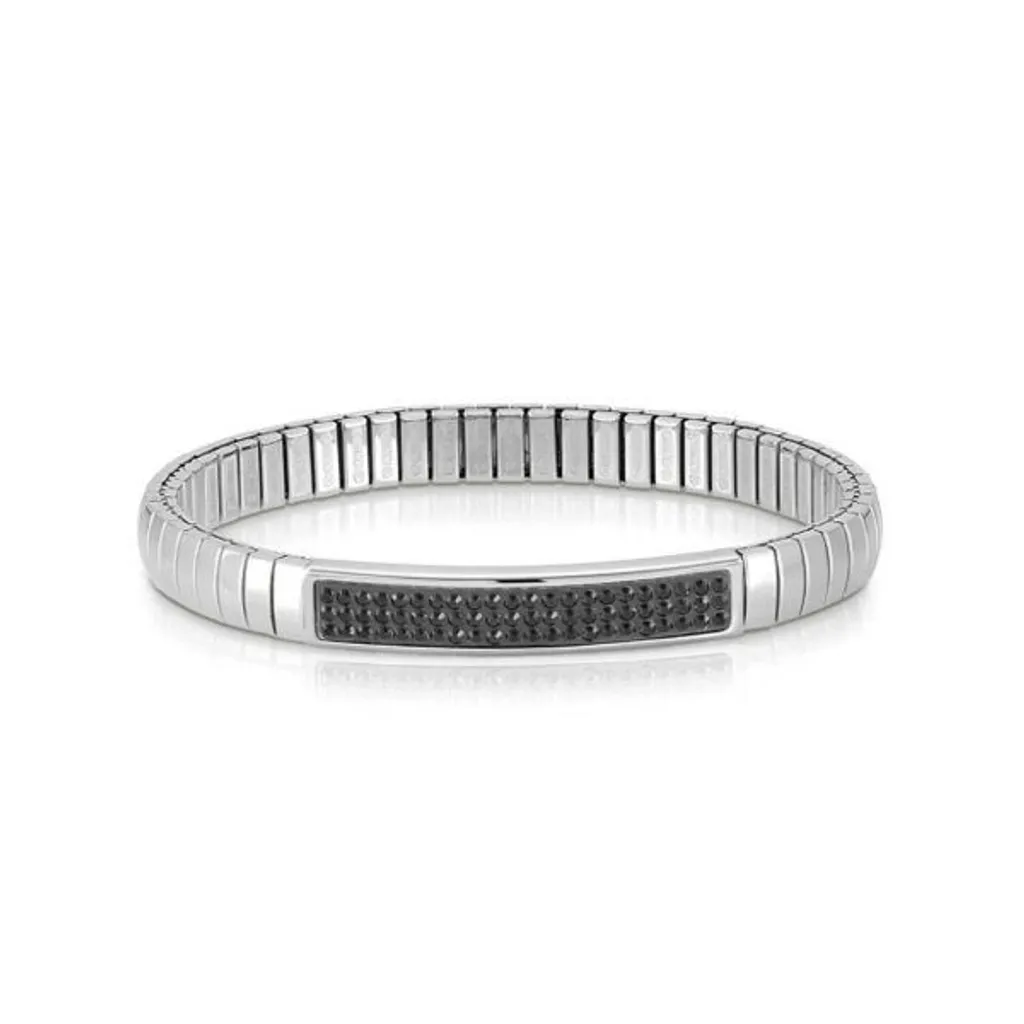 Bracciale Nomination 043210/011 Glitter Nero: Accessorio Must-Have Donna