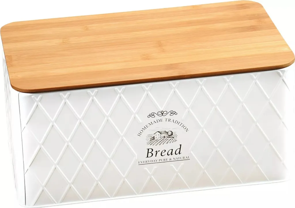 Recensione KESPER 1804563: Portapane in Metallo con Base Bambù FSC