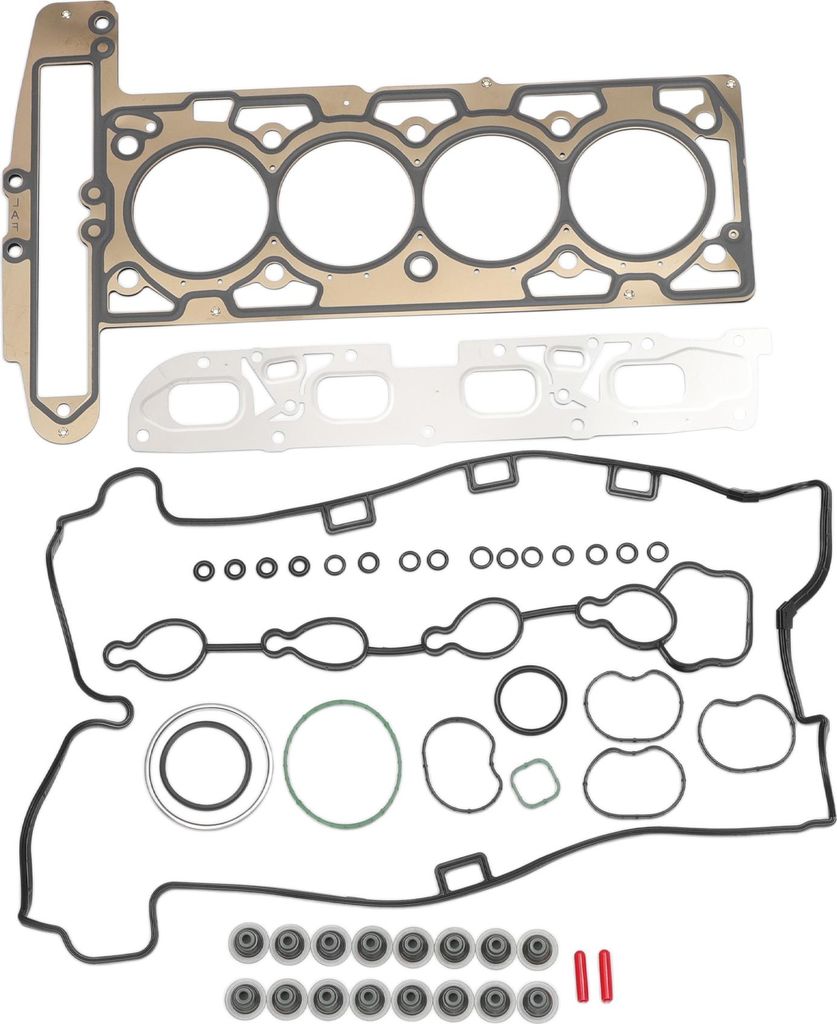 Motorventildeckeldichtungssatz Zylinderkopfdichtung Ansaug- und Abgaskrümmerdichtungssatz Nr. HS26517PT für GMC Terrain 2.4L 2010-2013 1 Satz Mot...