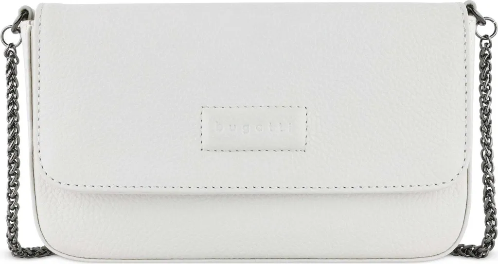Sac Bandoulière Femme Bugatti Elsa en Similicuir Écru et Porte-Cartes