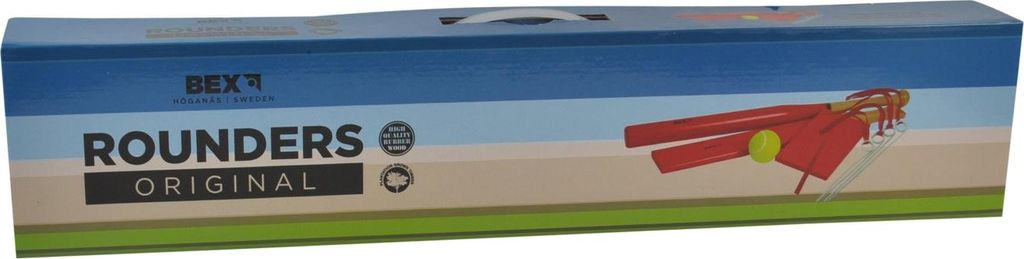 Bex Sport Abrunder Holz Spielset mit Schlägern und Ball, klassisches Spiel