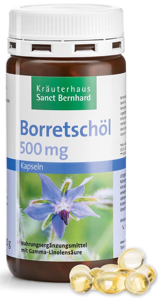 Sanct Bernhard Borretschöl-Kapseln - 180 Kapseln Produktbild 