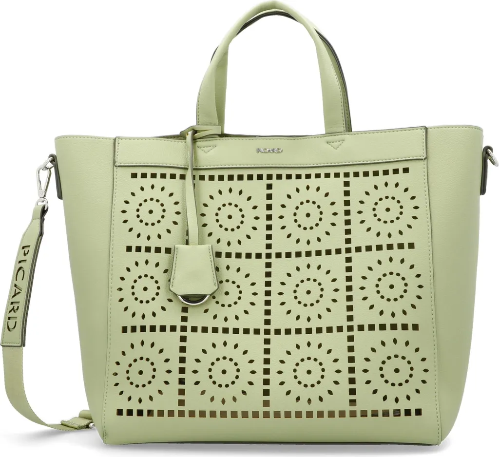 Sac de Cours et Travail PICARD Madeira Vert Clair Format Shopper - 11