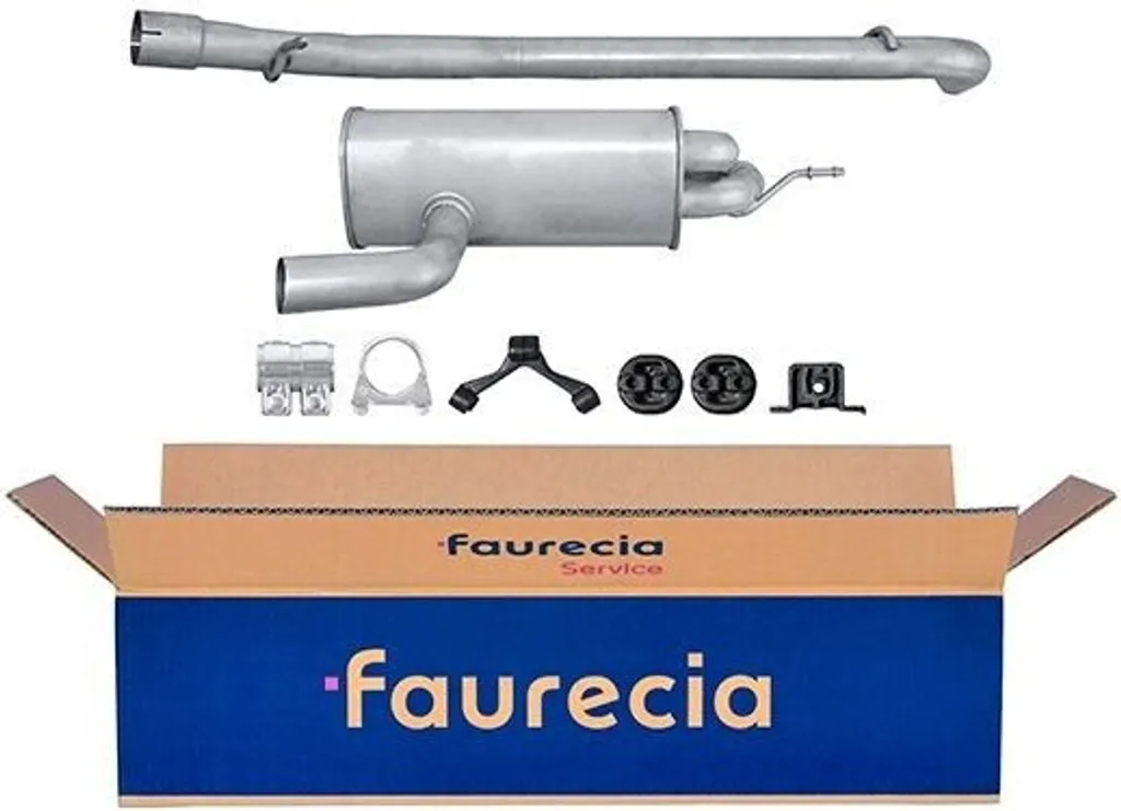 Silencieux d'échappement HELLA 8LD 366 036-451 pour VW Tiguan 5N OE
