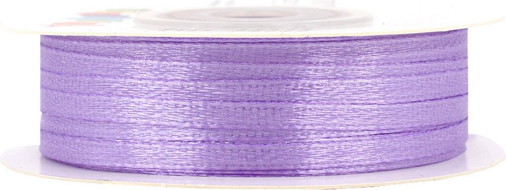Satinband 3mm x 50m Rolle Flieder Produktbild 