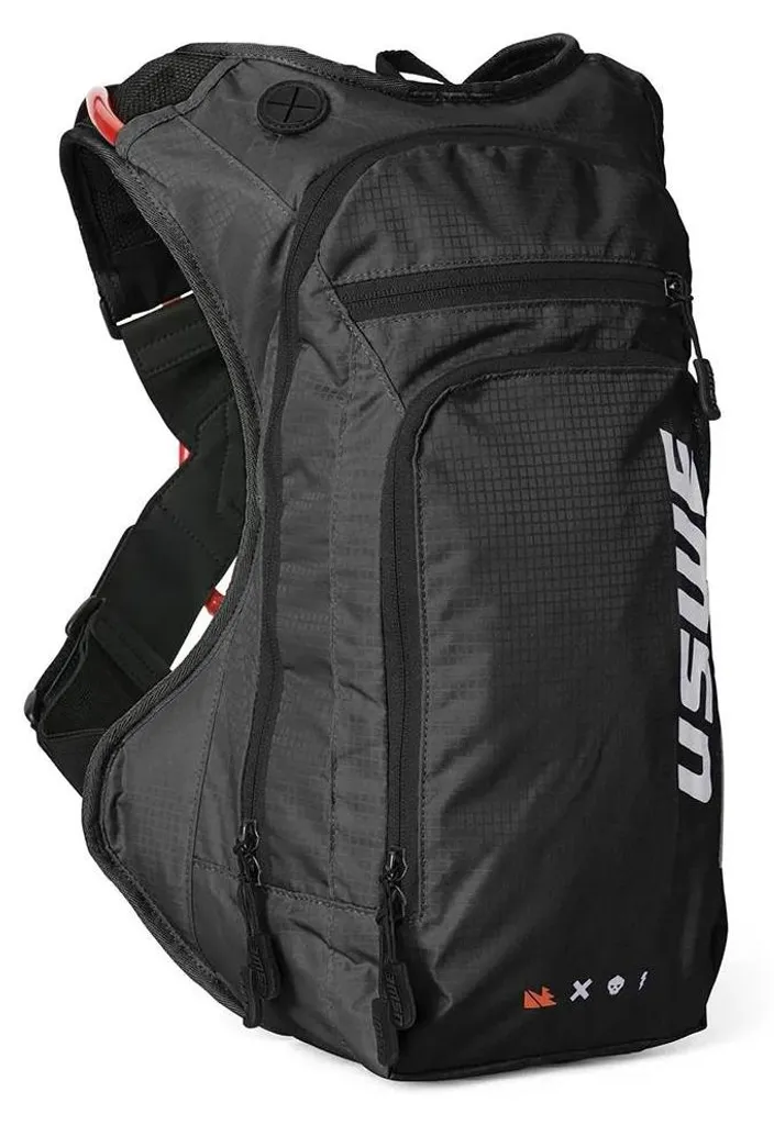 Sac d'hydratation Uswe Outlander Moto 9 avec poche à eau 3L - Noir Mat