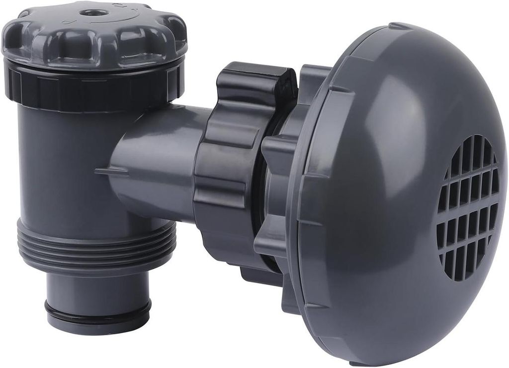 Pool Absperrhahn 38mm, Kolbenventil, Ersatzteil für Intex, Coleman & Bestway, Poolanschluss für oberirdische Schwimmbecken