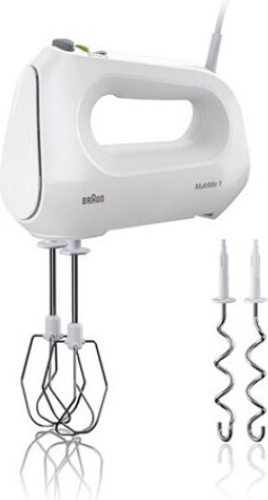 Braun MultiMix 1, Handmixer, Weiß, 1,4 m, 400 W, 207 mm, 76 Produktbild 