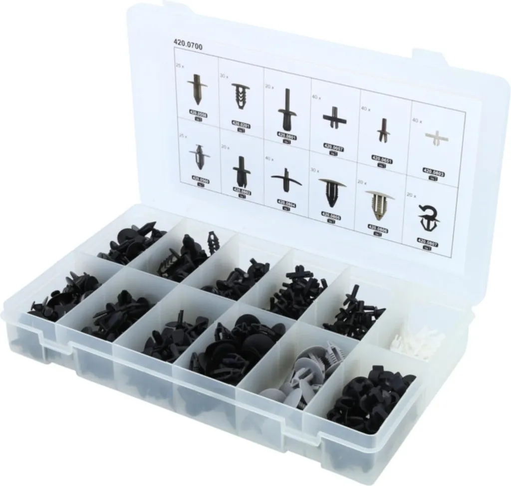 Évitez les Vibrations : 350 Clips Volvo KS TOOLS 420.0700 Fixation Totale