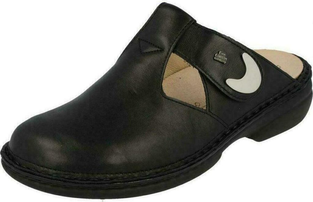 Finn Comfort Belem dámské mule, pohodlné, černé, kůže, Obrázek produktu 
