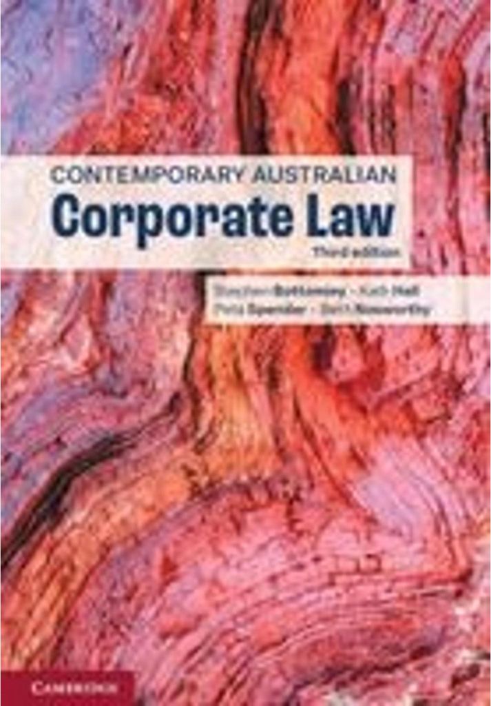 Contemporary Australian Corporate Law