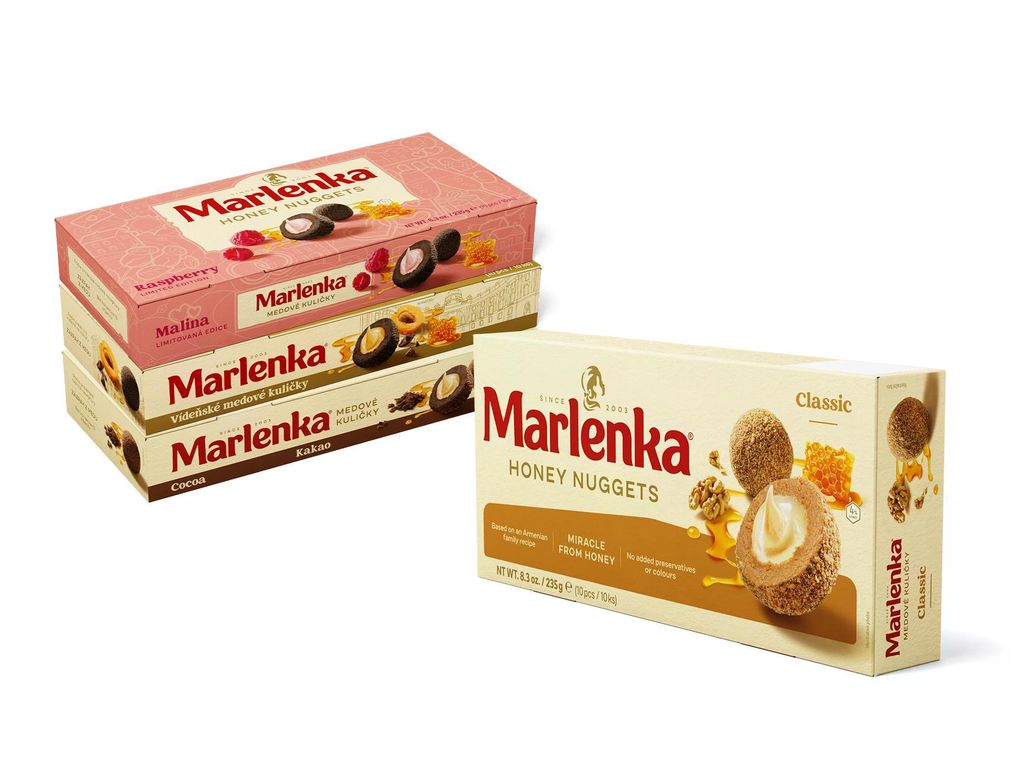 MARLENKA® 4 kusy za cenu 3 - Medové guličky mix (4 x 235 g) Obrázok produktu 