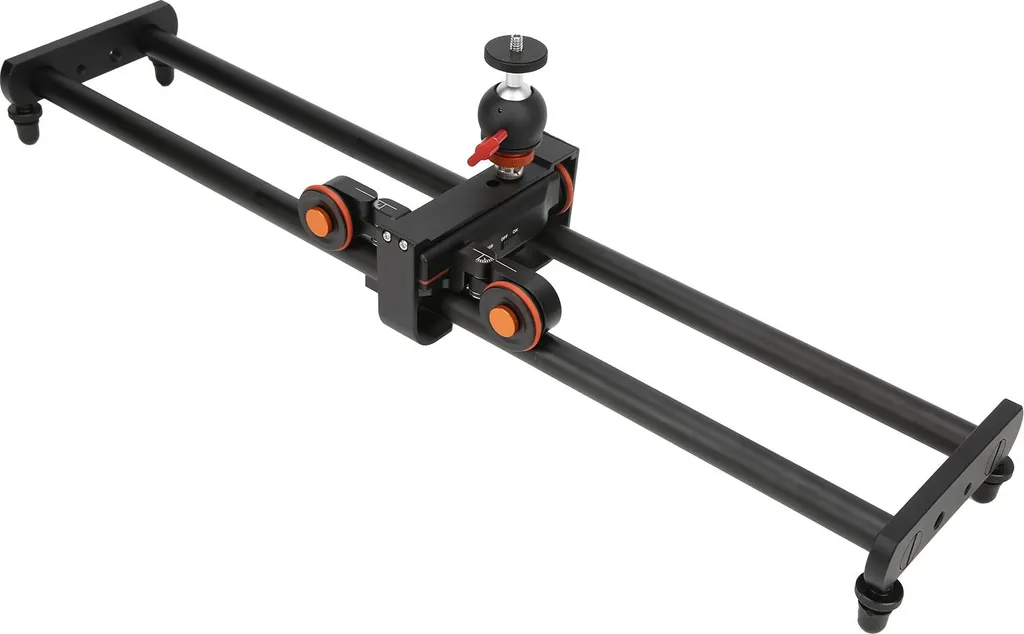Slider Vidéo Électrique L4X-60ET Rail de 60cm avec Rotule et Télécommande