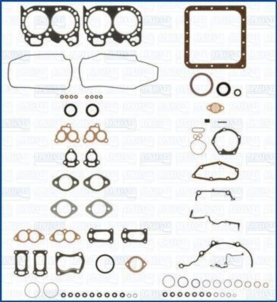 AJUSA 50125300 Motor-Dichtungsvollsatz Dichtsatz für SUBARU LEONE II LEONE II Station Wagon XT Coupe (XT) Brat / MV Pickup LEONE Schrägheck