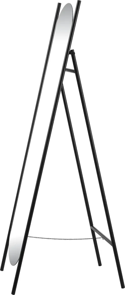 Miroir Fardella 140 x 36 cm avec pied stable et design minimaliste