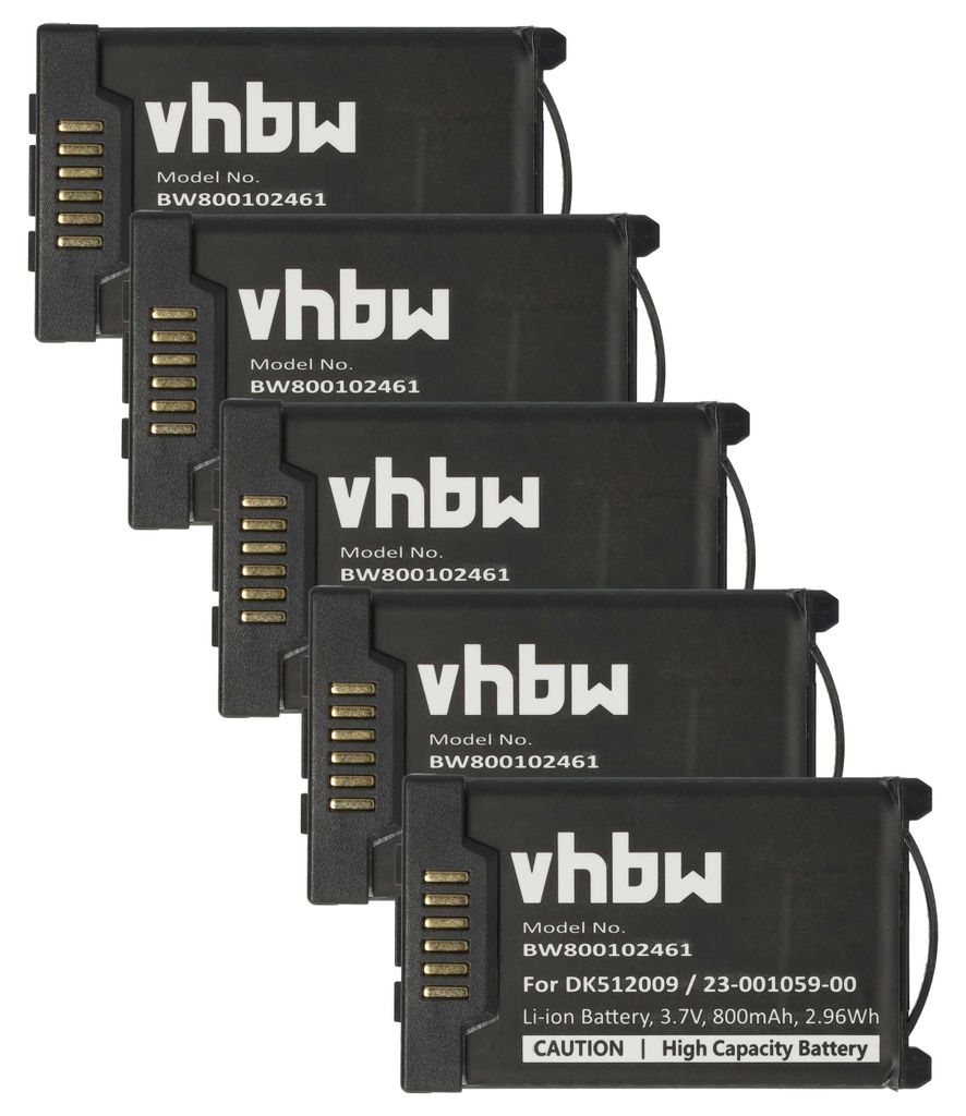 vhbw 5x Akku Ersatz für Aastra DK512009, A600ST1, Produktbild 