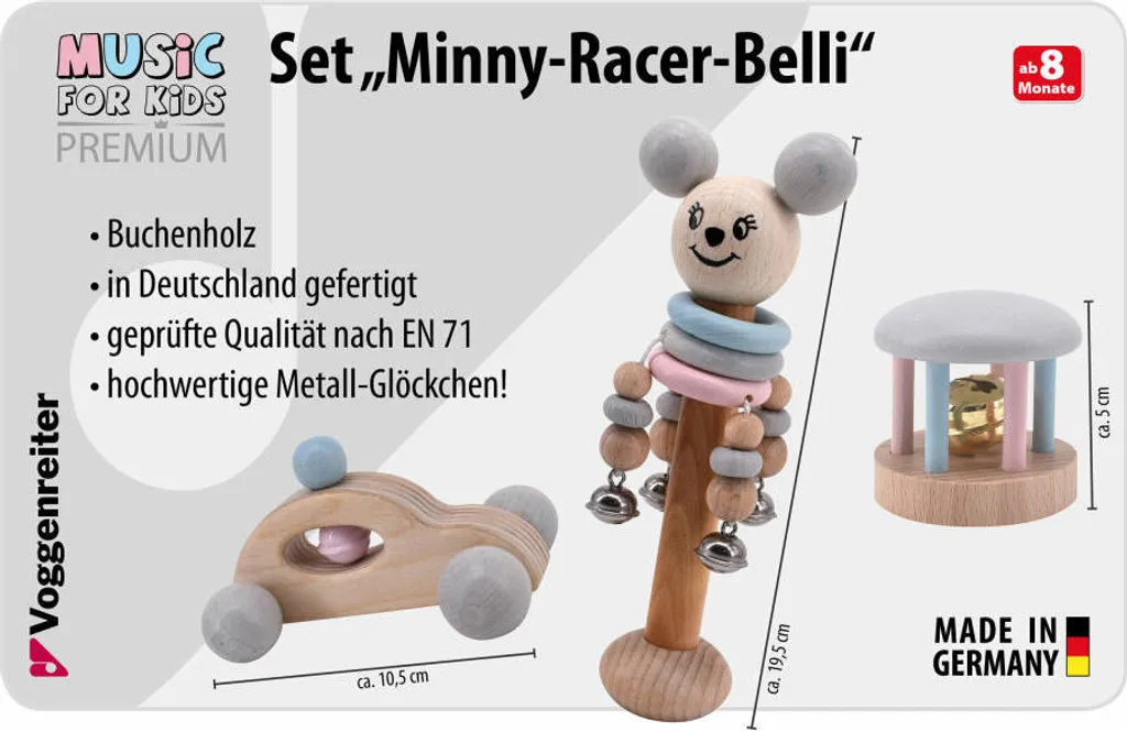 Set musical enfant sans danger : instruments robustes et certifiés 1248 - 6