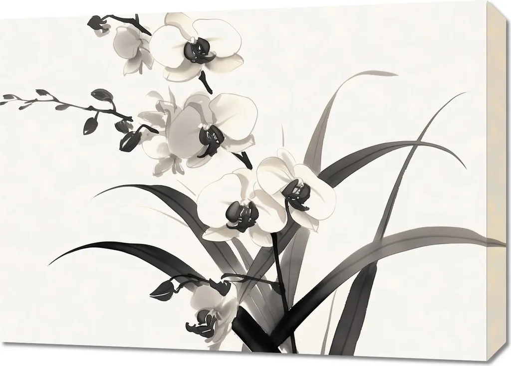 Image Orchidée Grand Format 70x50 cm - Impression Haute Définition