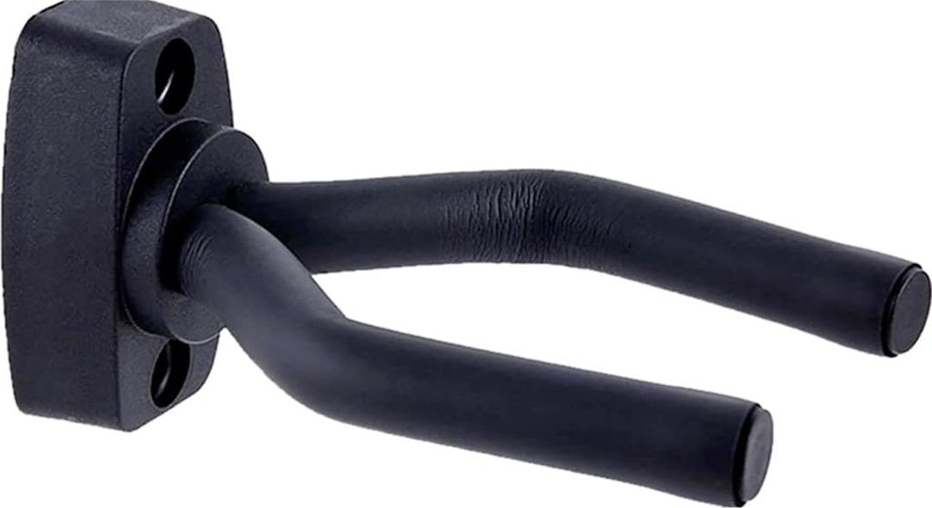 2x Gitarrenhalter schwarz - Wandhalterung / Halterung für Instrumente