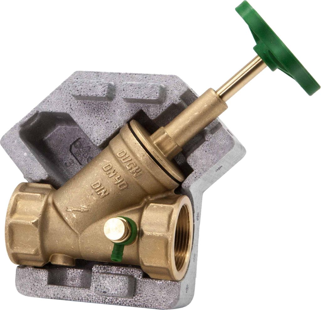 Js Freistromventil, Muffenanschl. M.entl.,Steig.sp.,M.ds,Dn40,Dvgw