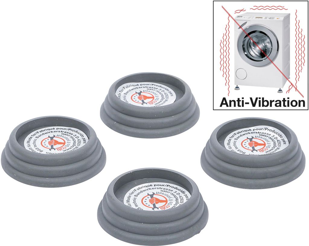 KRAFTMANN 85803 Vibrationsdämpfer-Set, 4-tlg. Produktbild 