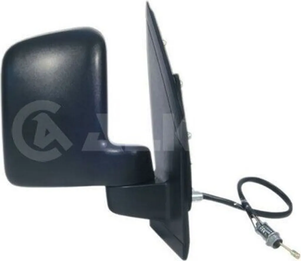 Rétroviseur extérieur droit complet pour Ford Tourneo Connect noir