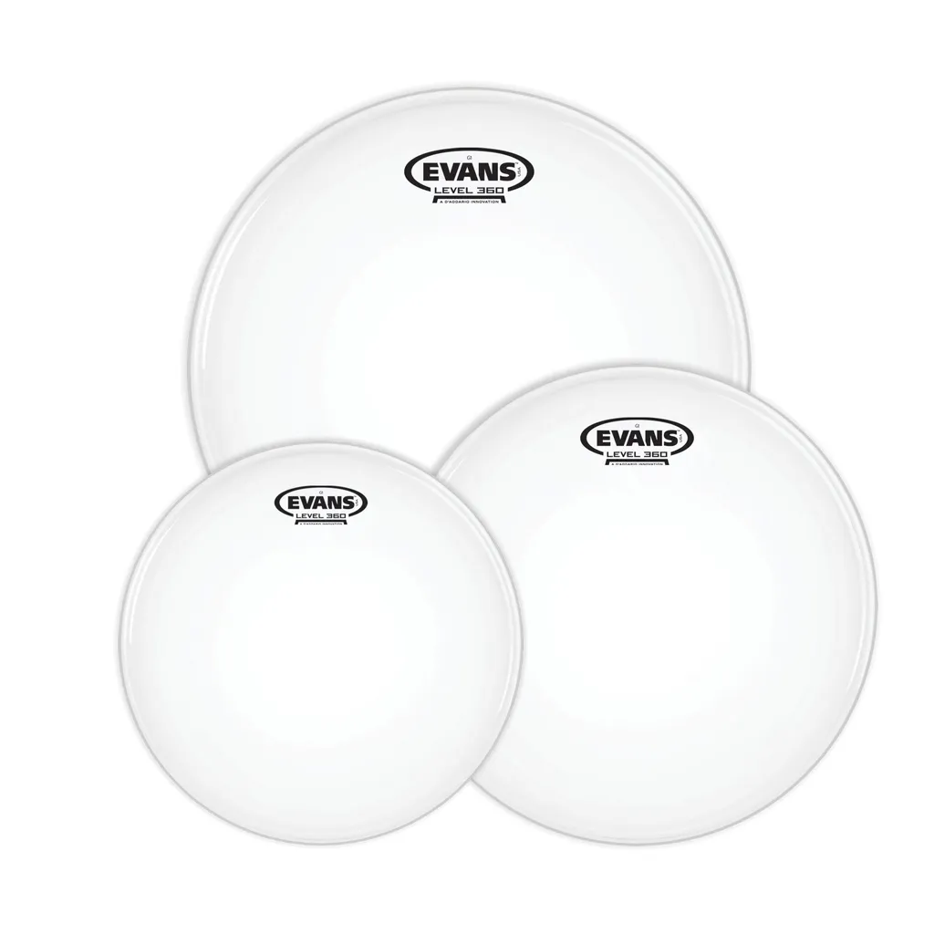 Éviter les harmoniques gênantes : Pack Evans G1 Coated Fusion toms