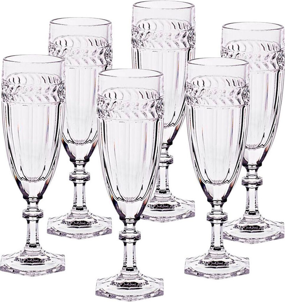 Sektkelch Lorbeerkranz 6er-Set (130ml) Produktbild 