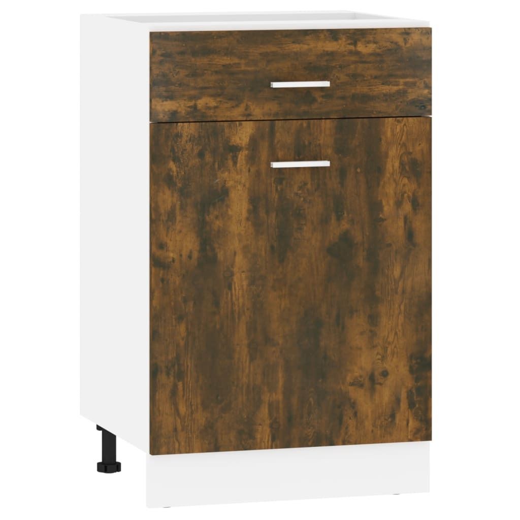 vidaXL Mobile base con cassetto Lyon Rovere affumicato Immagine del prodotto 