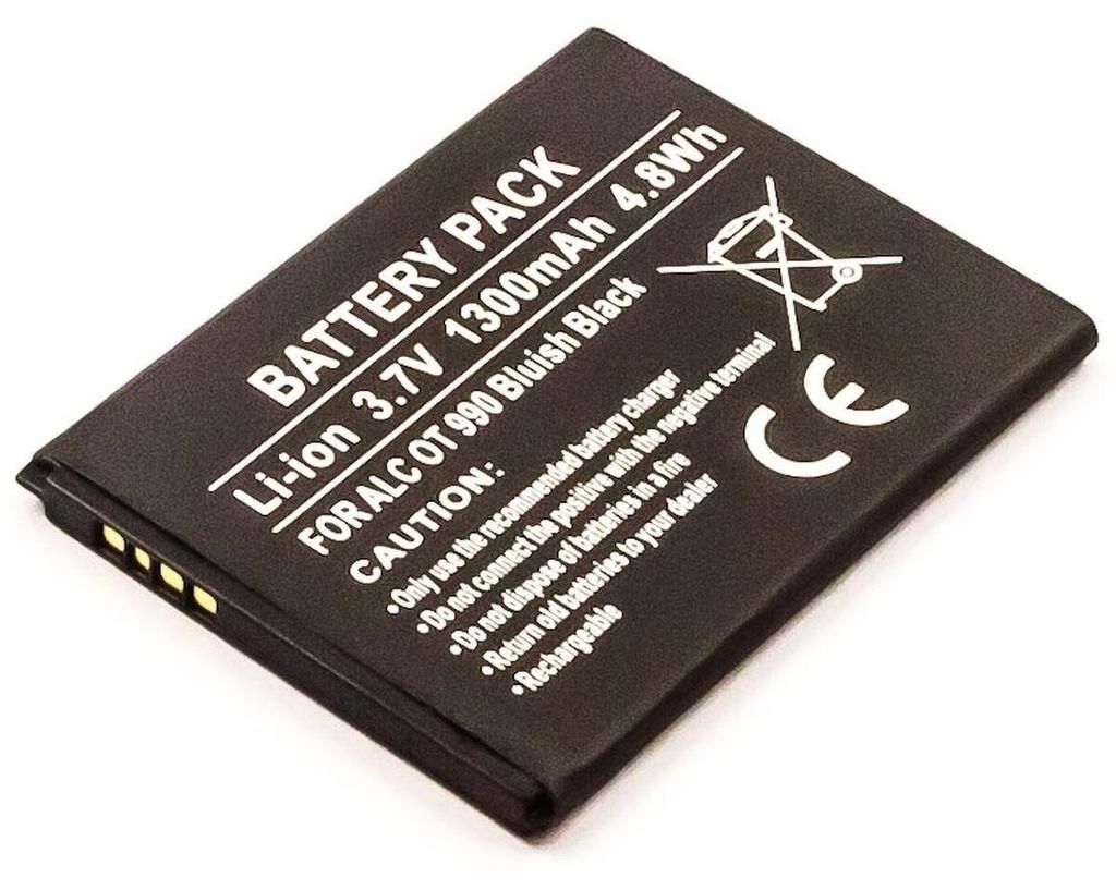 Akku für Alcatel One Touch Pop C1 Li-Ion 3,7 Volt 1300 mAh Produktbild 