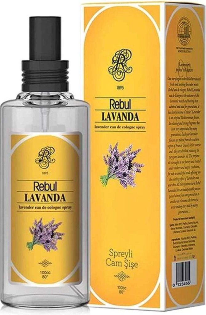 Rebul Eau de Cologne | Kölnisch Wasser für Herren Glasflasche After Shave, Cologne, Rasierwasser für Herren und Damen - Lavanda 100ml