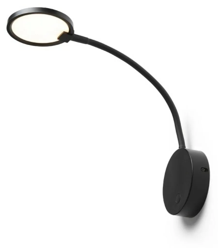 Applique murale LED noire compacte CELESTE pour éclairer sans éblouir