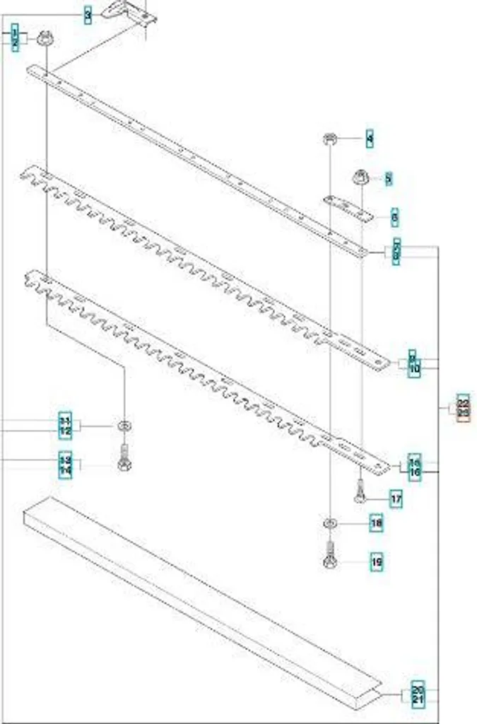 Tige de cisaillement 13mm renforcée 537037707 pour modèle 325HS75