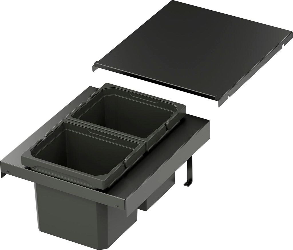 VS ENVI Flex XS-216 Abfalltrennsystem KB 400 mm 2 x 6 Liter Lava