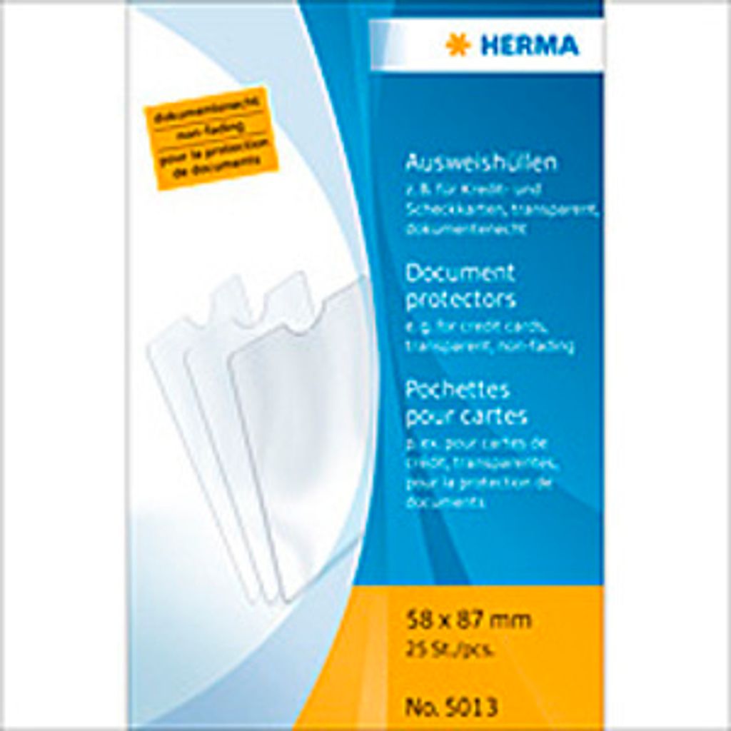 HERMA Ausweishülle PP 1-fach 0,14 mm Format: 58 x 87 mm (1 Produktbild 16