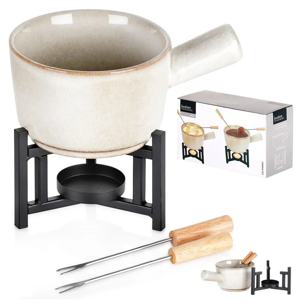 Appareil à fondue chocolat pour dessert romantique et goûter enfant